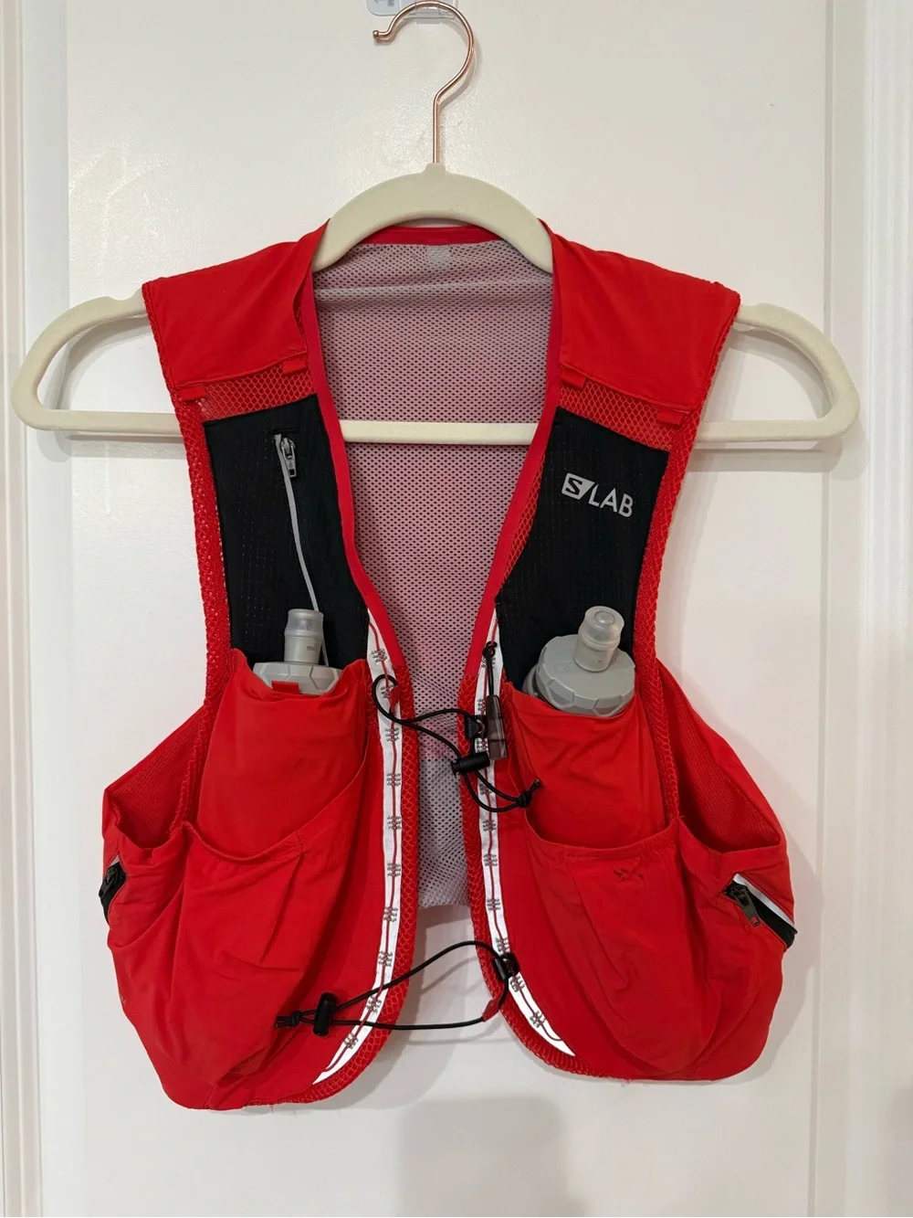 Salomon S/LAB Sense Ultra 5 Hydration Running Vest Set 2x500mL Red